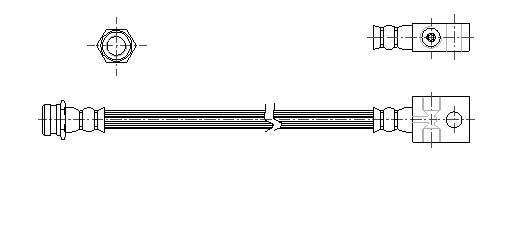 Technik'a 49160 Brake Hose 49160