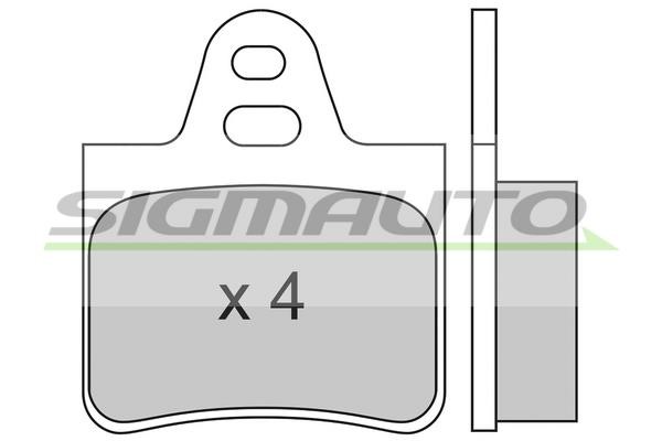 Sigmauto SPA130 Brake Pad Set, disc brake SPA130
