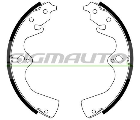 Sigmauto SFA783 Brake shoe set SFA783