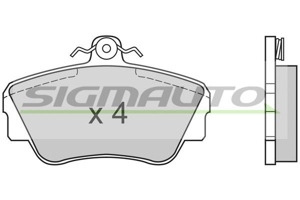 Sigmauto SPA464 Brake Pad Set, disc brake SPA464