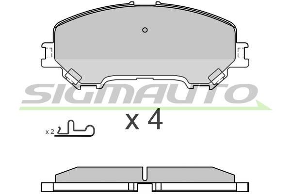 Sigmauto SPB629 Brake Pad Set, disc brake SPB629