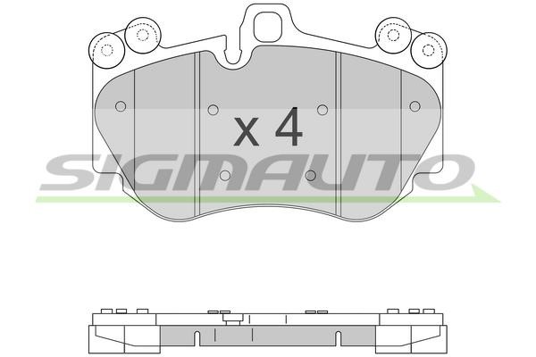 Sigmauto SPB568 Brake Pad Set, disc brake SPB568