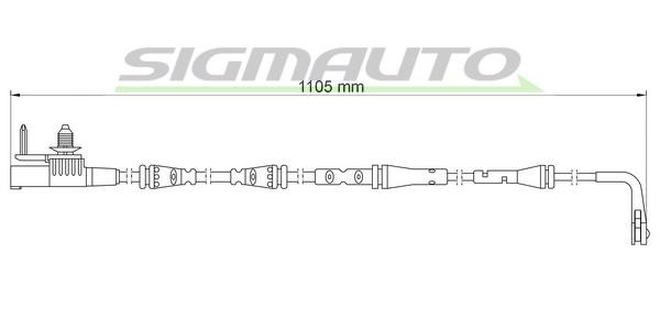 Sigmauto WI0931 Warning contact, brake pad wear WI0931