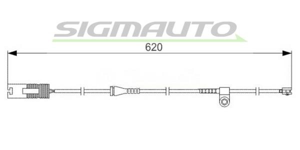 Sigmauto WI0531 Warning contact, brake pad wear WI0531