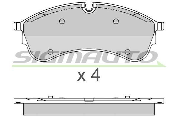 Sigmauto SPB794 Brake Pad Set, disc brake SPB794
