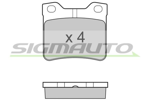 Sigmauto SPA728 Brake Pad Set, disc brake SPA728
