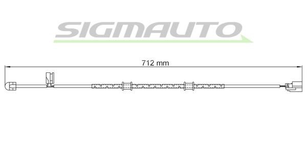 Sigmauto WI0961 Warning contact, brake pad wear WI0961