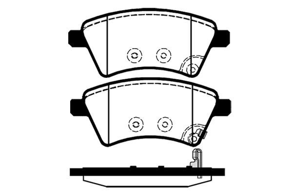 Technik'a 01784B Brake Pad Set, disc brake 01784B