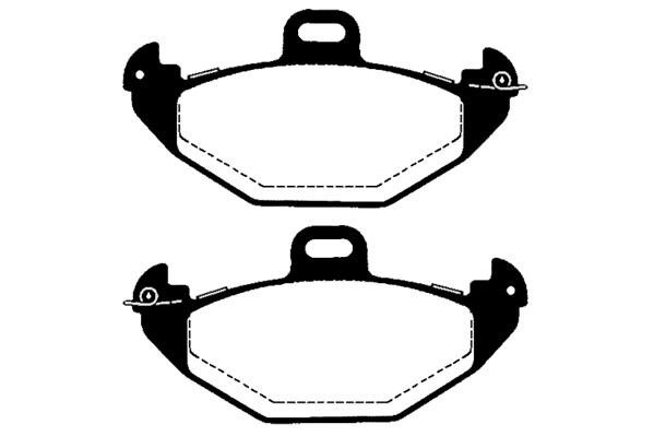 Technik'a 02012 Brake Pad Set, disc brake 02012