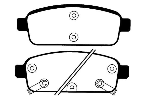 Technik'a 02281A Brake Pad Set, disc brake 02281A