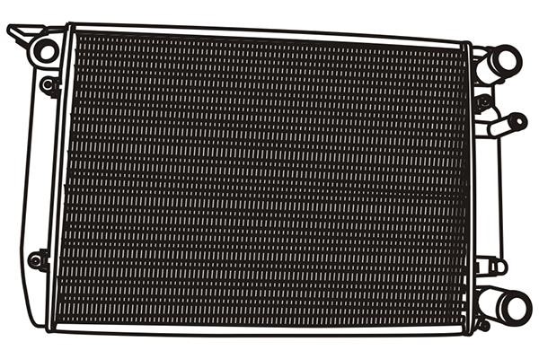 WXQP 320045 Radiator, engine cooling 320045