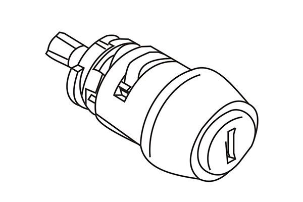WXQP 350871 Lock Cylinder, ignition lock 350871