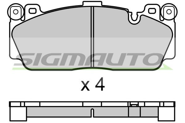 Sigmauto SPB691 Brake Pad Set, disc brake SPB691