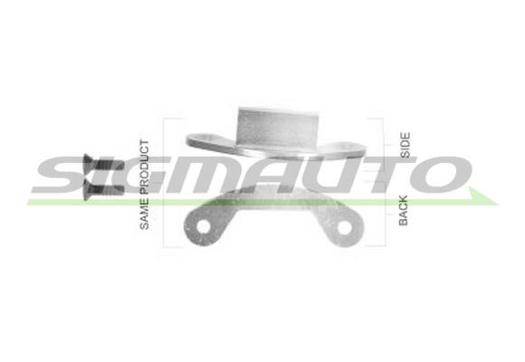 Sigmauto SK0481 Mounting kit brake pads SK0481
