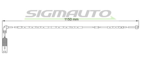 Sigmauto WI0651 Warning contact, brake pad wear WI0651