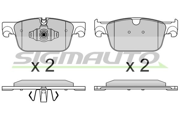 Sigmauto SPB749 Brake Pad Set, disc brake SPB749