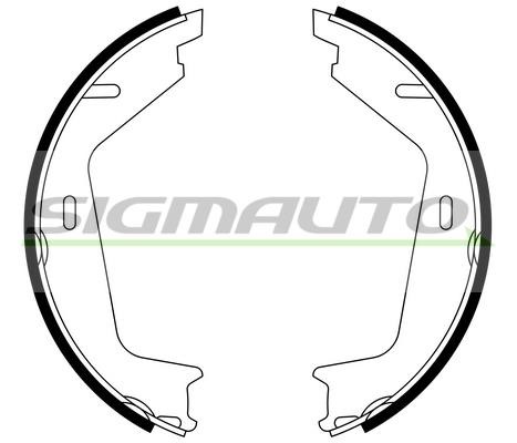 Sigmauto SFA608 Parking brake shoes SFA608