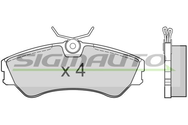 Sigmauto SPA541 Brake Pad Set, disc brake SPA541