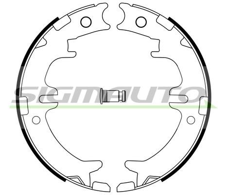 Sigmauto SFA964 Parking brake shoes SFA964