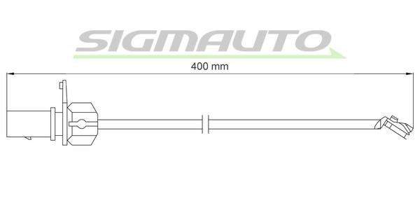 Sigmauto WI0921 Warning contact, brake pad wear WI0921