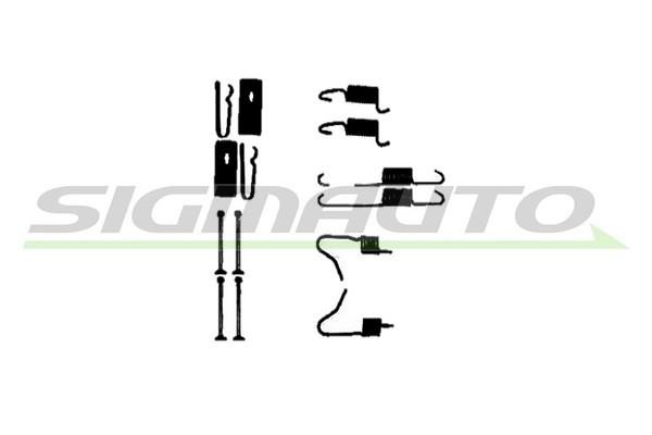 Sigmauto SK0898 Mounting kit brake pads SK0898