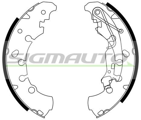 Sigmauto SFA140 Brake shoe set SFA140