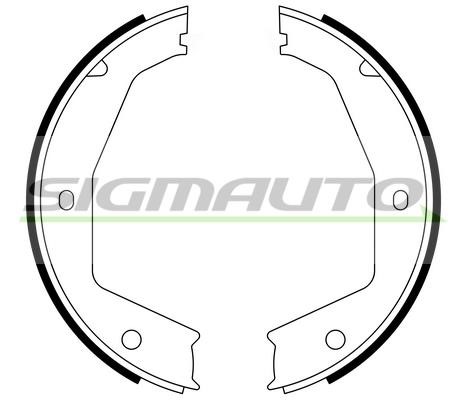 Sigmauto SFA397 Parking brake shoes SFA397