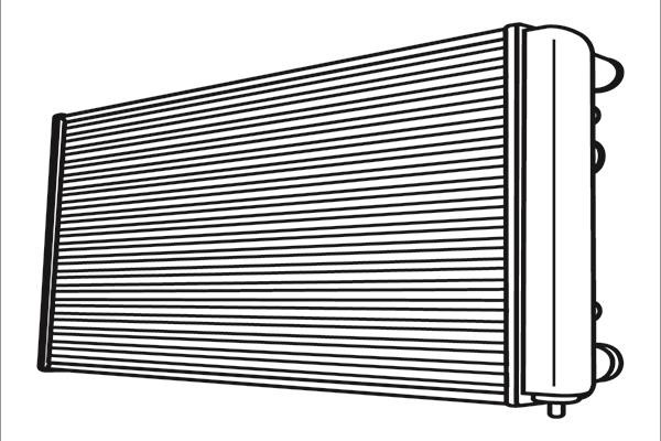 WXQP 11092 Radiator, engine cooling 11092