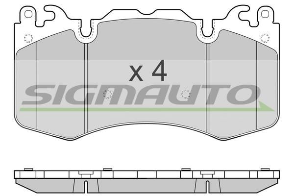 Sigmauto SPB414 Brake Pad Set, disc brake SPB414