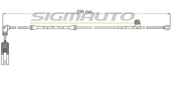 Sigmauto WI0581 Warning contact, brake pad wear WI0581