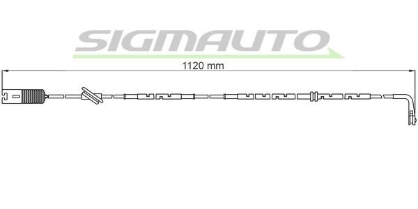 Sigmauto WI0594 Warning contact, brake pad wear WI0594