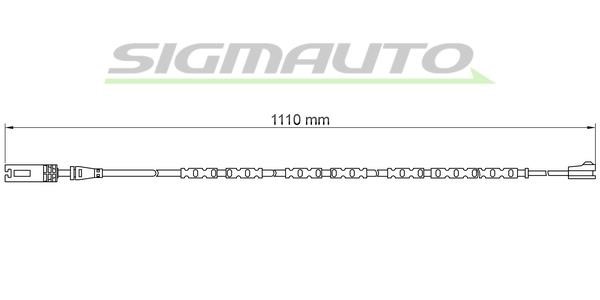 Sigmauto WI0691 Warning contact, brake pad wear WI0691