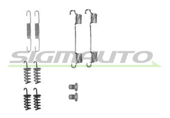 Sigmauto SK0874 Mounting kit brake pads SK0874