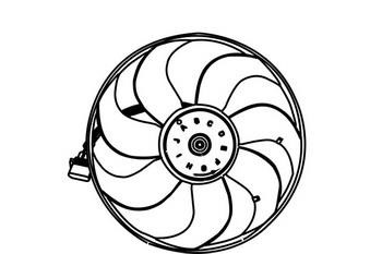 WXQP 351267 Hub, engine cooling fan wheel 351267
