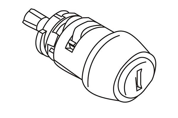 WXQP 350955 Lock Cylinder, ignition lock 350955