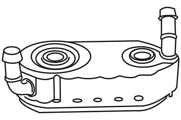 WXQP 313231 Oil Cooler, engine oil 313231