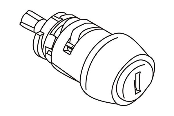 WXQP 350949 Lock Cylinder, ignition lock 350949