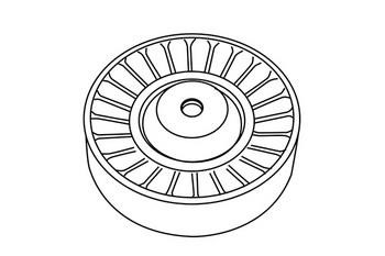 WXQP 111757 Idler Pulley 111757