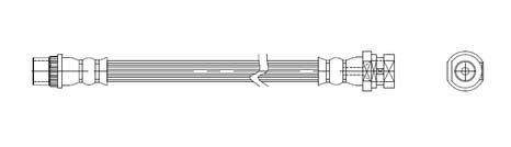 Technik'a 49238 Brake Hose 49238