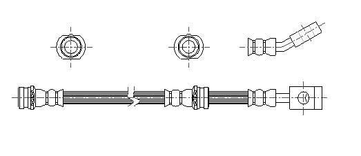 Technik'a 49128 Brake Hose 49128