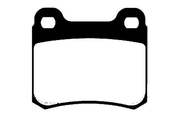 Technik'a 02034 Brake Pad Set, disc brake 02034