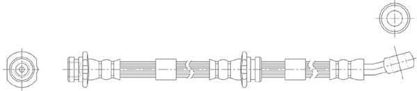 Technik'a 44139A Brake Hose 44139A