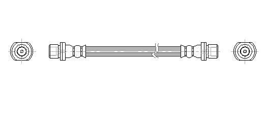 Technik'a 43645A Brake Hose 43645A