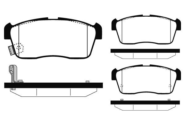 Technik'a 01594 Brake Pad Set, disc brake 01594