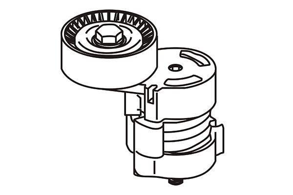 WXQP 210591 Tensioner pulley, v-ribbed belt 210591