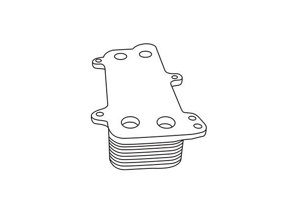 WXQP 313243 Oil Cooler, engine oil 313243