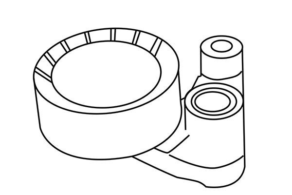 WXQP 210625 Tensioner pulley, v-ribbed belt 210625