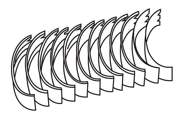 WXQP 312427 Crankshaft Bearings 312427