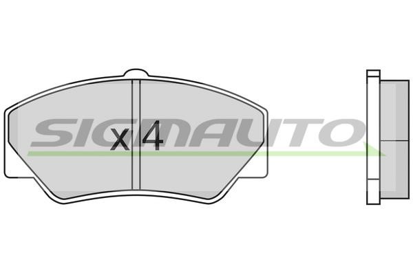 Sigmauto SPA316 Brake Pad Set, disc brake SPA316