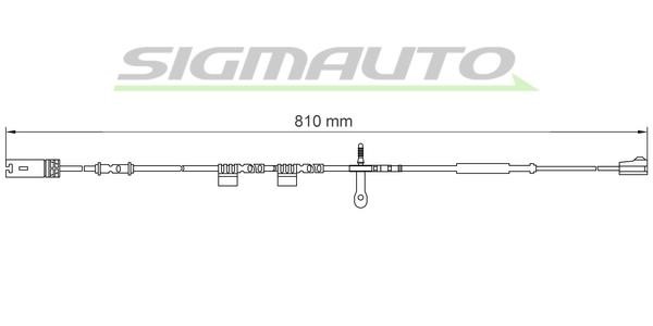 Sigmauto WI0700 Warning contact, brake pad wear WI0700